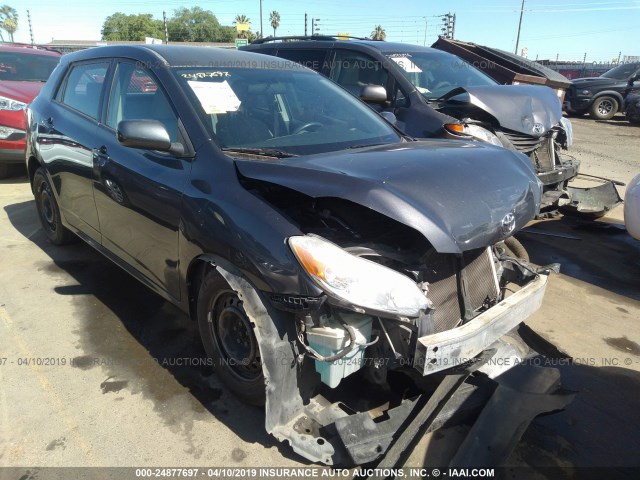 2T1KU40E89C052334 - 2009 TOYOTA COROLLA MATRIX  BLACK photo 1