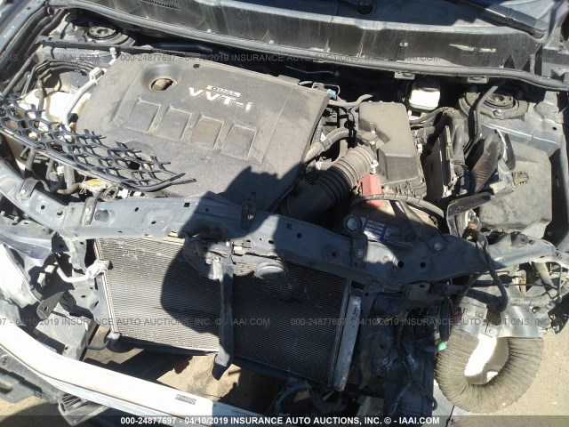 2T1KU40E89C052334 - 2009 TOYOTA COROLLA MATRIX  BLACK photo 10