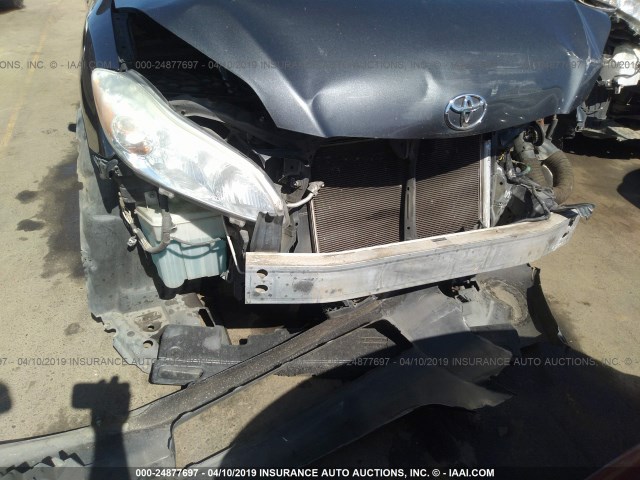 2T1KU40E89C052334 - 2009 TOYOTA COROLLA MATRIX  BLACK photo 6