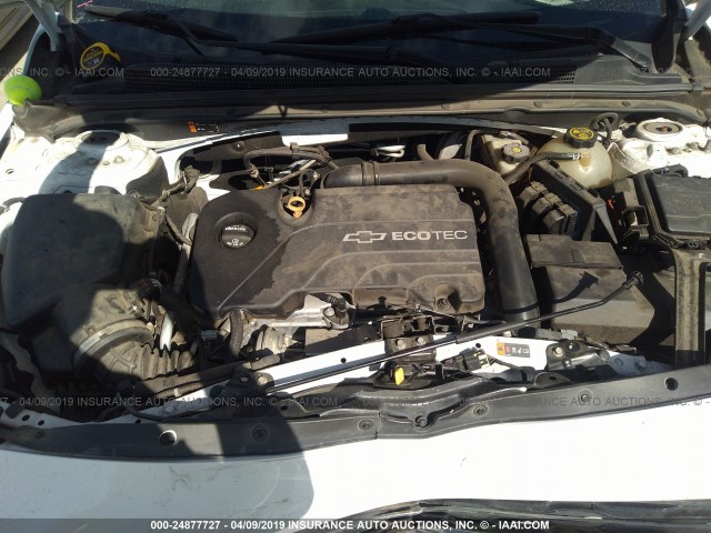 1G1ZB5ST8GF222484 - 2016 CHEVROLET MALIBU LS WHITE photo 10