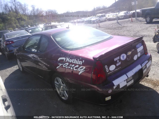 2G1WK151969166374 - 2006 CHEVROLET MONTE CARLO LT RED photo 3