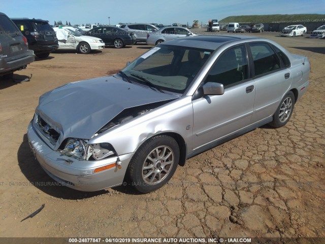 YV1VS27554F038446 - 2004 VOLVO S40 1.9T SILVER photo 2