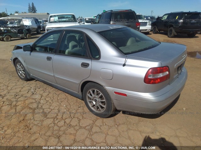 YV1VS27554F038446 - 2004 VOLVO S40 1.9T SILVER photo 3