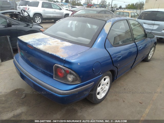 1B3ES67C6SD597042 - 1995 DODGE NEON SPORT BLUE photo 4