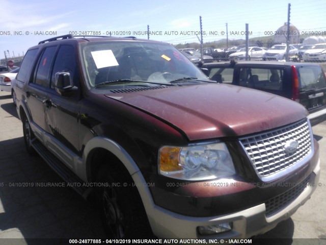 1FMFU18556LA25967 - 2006 FORD EXPEDITION EDDIE BAUER RED photo 1