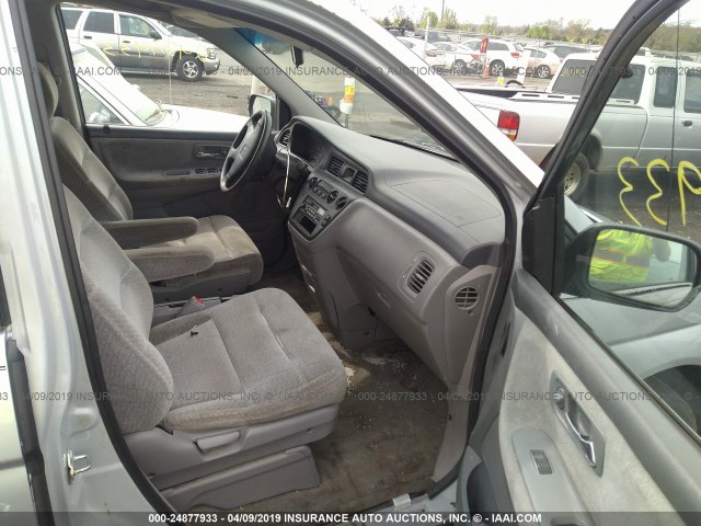 2HKRL18571H601978 - 2001 HONDA ODYSSEY LX SILVER photo 5