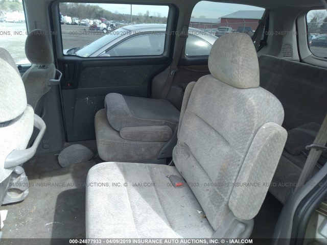 2HKRL18571H601978 - 2001 HONDA ODYSSEY LX SILVER photo 8