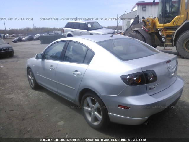 JM1BK123541180074 - 2004 MAZDA 3 S SILVER photo 3