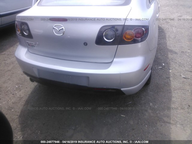 JM1BK123541180074 - 2004 MAZDA 3 S SILVER photo 6