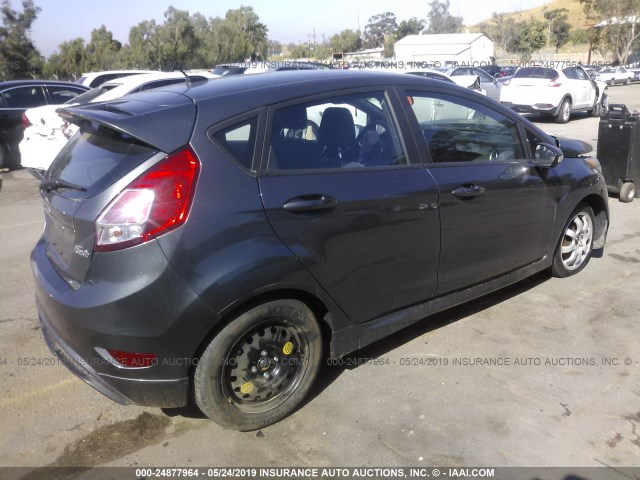 3FADP4GX3HM104195 - 2017 FORD FIESTA ST GRAY photo 4