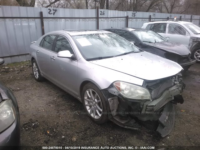 1G1ZG5E7XCF286536 - 2012 CHEVROLET MALIBU LTZ SILVER photo 1