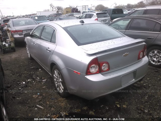 1G1ZG5E7XCF286536 - 2012 CHEVROLET MALIBU LTZ SILVER photo 3