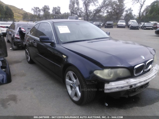 WBABD33474PL05163 - 2004 BMW 325 CI Dark Blue photo 1