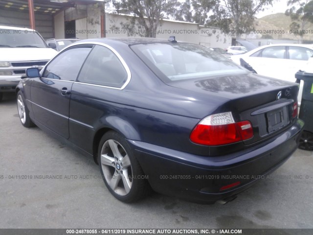 WBABD33474PL05163 - 2004 BMW 325 CI Dark Blue photo 3