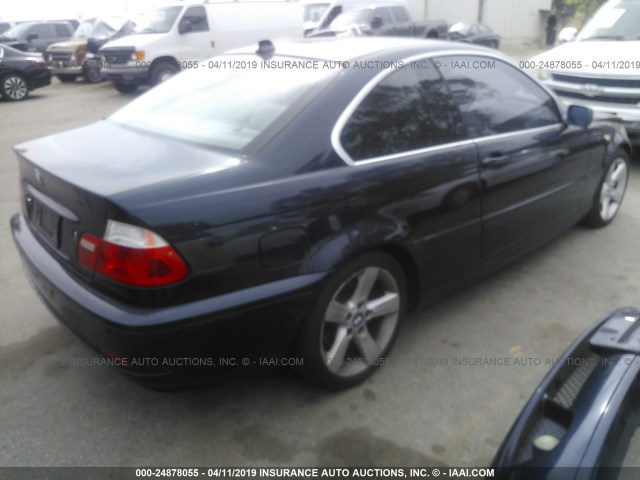 WBABD33474PL05163 - 2004 BMW 325 CI Dark Blue photo 4
