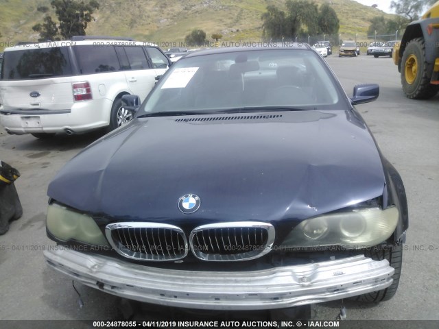 WBABD33474PL05163 - 2004 BMW 325 CI Dark Blue photo 6