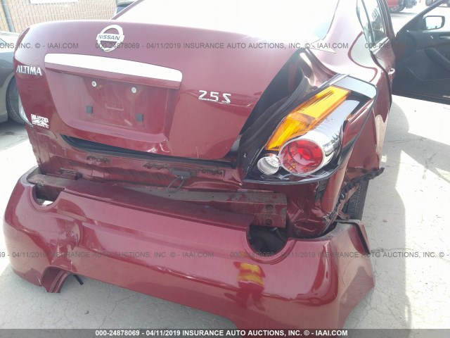 1N4AL21E68N495195 - 2008 NISSAN ALTIMA 2.5/2.5S RED photo 6