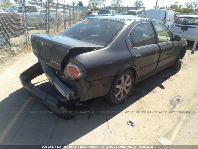 JN1DA31A53T418888 - 2003 NISSAN MAXIMA GLE/SE GRAY photo 4