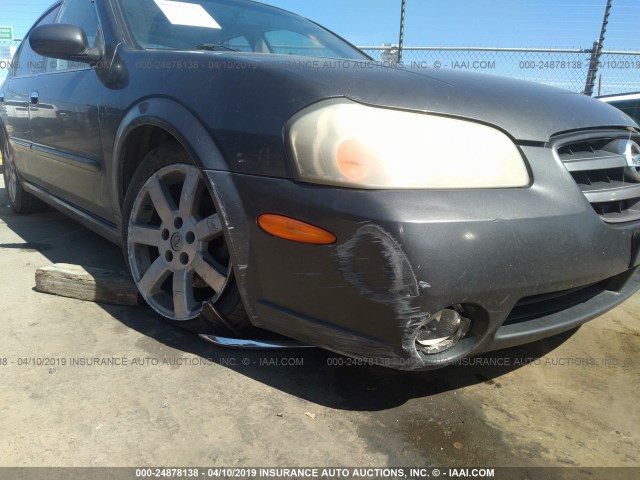 JN1DA31A53T418888 - 2003 NISSAN MAXIMA GLE/SE GRAY photo 6