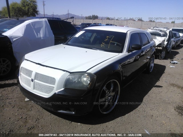 2D4FV47V06H402502 - 2006 DODGE MAGNUM SXT BLACK photo 2