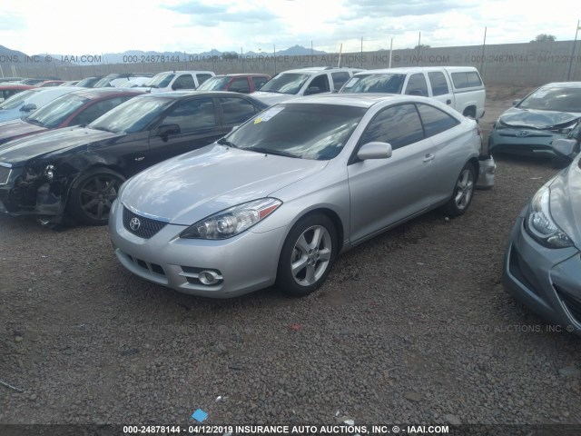 4T1CA30P28U155156 - 2008 TOYOTA CAMRY SOLARA SE/SLE/SPORT SILVER photo 2