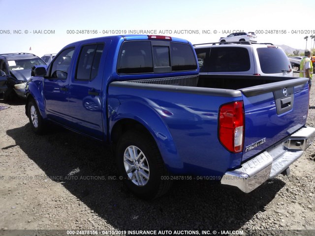 1N6AD0ER1EN766388 - 2014 NISSAN FRONTIER S/SV/SL/PRO-4X BLUE photo 3