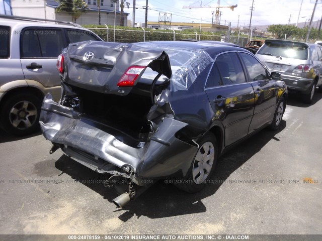 JTNBE46K893180717 - 2009 TOYOTA CAMRY SE/LE/XLE GRAY photo 4