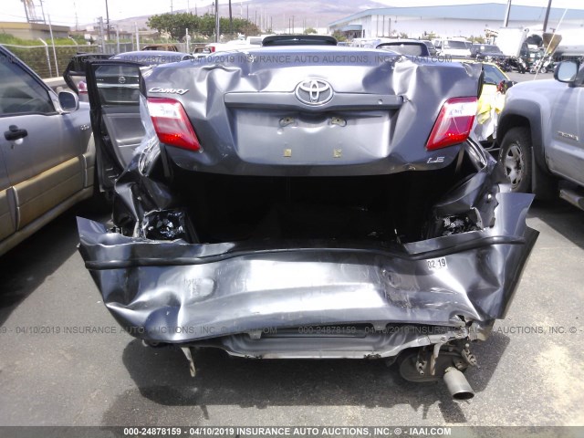 JTNBE46K893180717 - 2009 TOYOTA CAMRY SE/LE/XLE GRAY photo 6