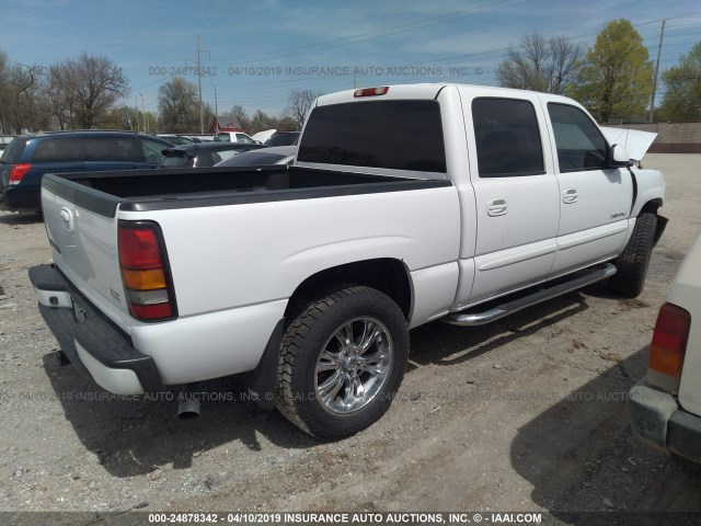 2GTEK63N961304905 - 2006 GMC SIERRA K1500 DENALI WHITE photo 4