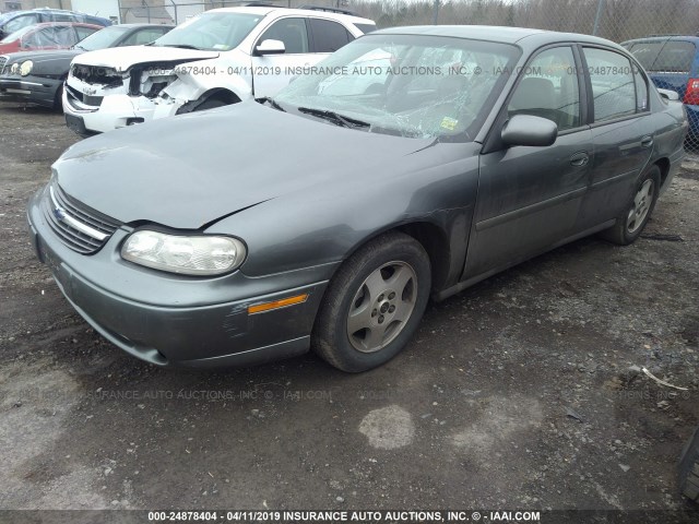 1G1NE52J93M707145 - 2003 CHEVROLET MALIBU LS GRAY photo 2