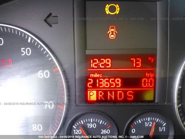 3VWEF71K27M164707 - 2007 VOLKSWAGEN JETTA WOLFSBURG 黑色 照片 7