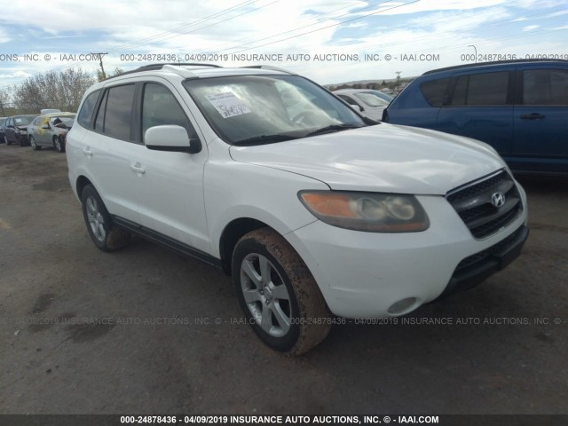 5NMSH13E47H027534 - 2007 HYUNDAI SANTA FE SE/LIMITED WHITE photo 1