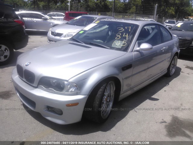 WBSBL93494PN58437 - 2004 BMW M3 SILVER photo 2