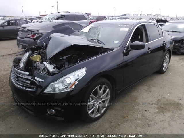 JN1CV6AP5CM933969 - 2012 INFINITI G37 SPORT BLACK photo 2