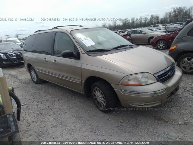 2FMDA5243YBC85990 - 2000 FORD WINDSTAR SE GOLD photo 1