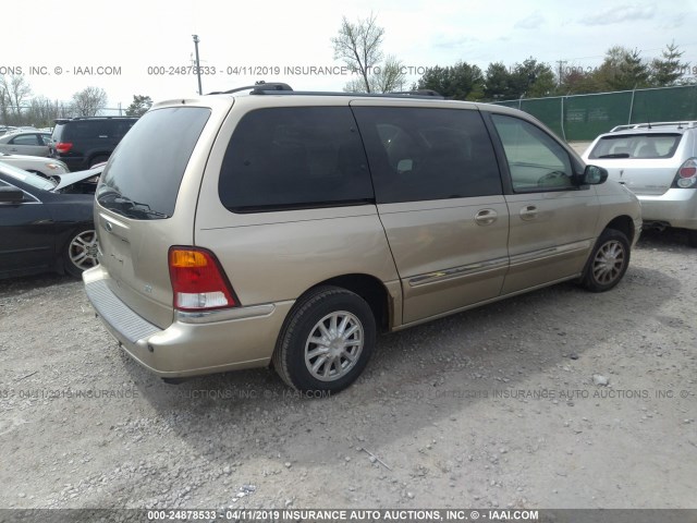 2FMDA5243YBC85990 - 2000 FORD WINDSTAR SE GOLD photo 4