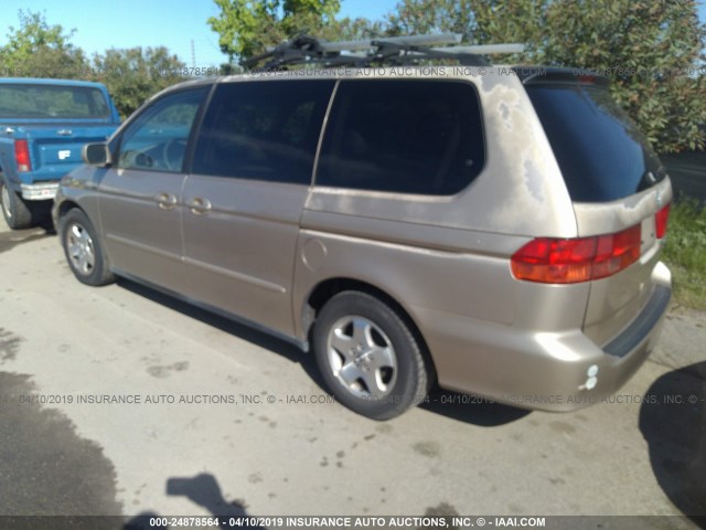 2HKRL1861YH583173 - 2000 HONDA ODYSSEY EX GOLD photo 3