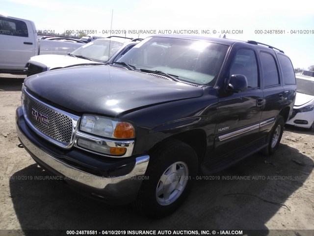 1GKEC13V03J222387 - 2003 GMC YUKON BLACK photo 2