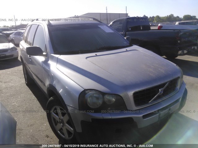 YV1CZ91H041081586 - 2004 VOLVO XC90 T6 SILVER photo 1