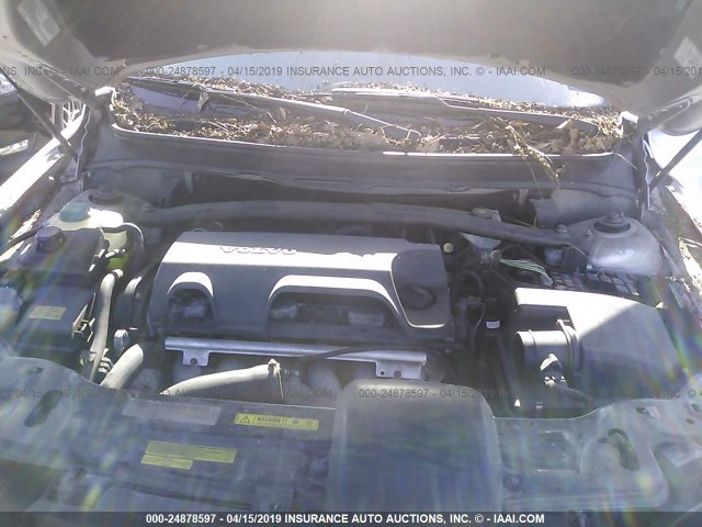 YV1CZ91H041081586 - 2004 VOLVO XC90 T6 SILVER photo 10