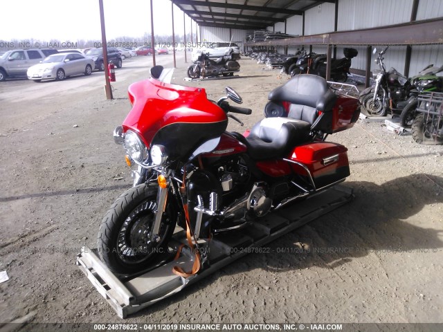 1HD1KEM11AB629852 - 2010 HARLEY-DAVIDSON FLHTK RED photo 2