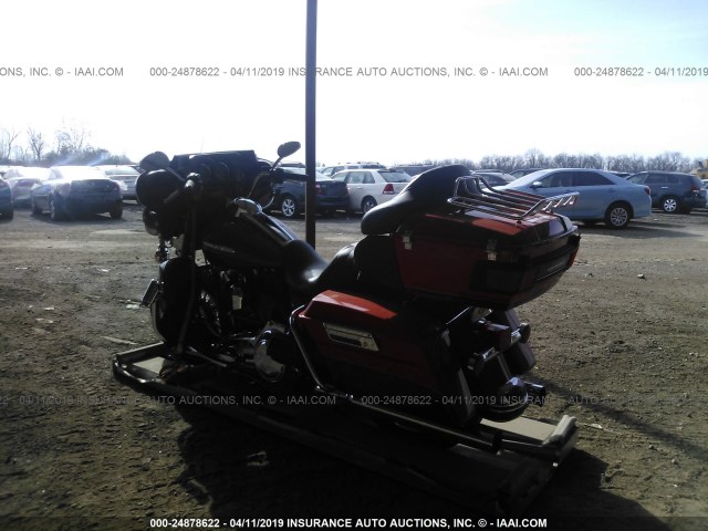 1HD1KEM11AB629852 - 2010 HARLEY-DAVIDSON FLHTK RED photo 3