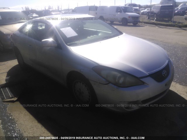 4T1CA30P24U002335 - 2004 TOYOTA CAMRY SOLARA SE/SLE SILVER photo 1