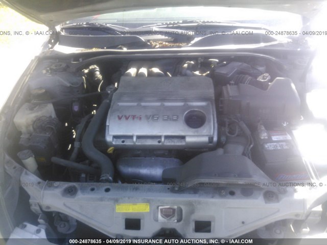 4T1CA30P24U002335 - 2004 TOYOTA CAMRY SOLARA SE/SLE SILVER photo 10