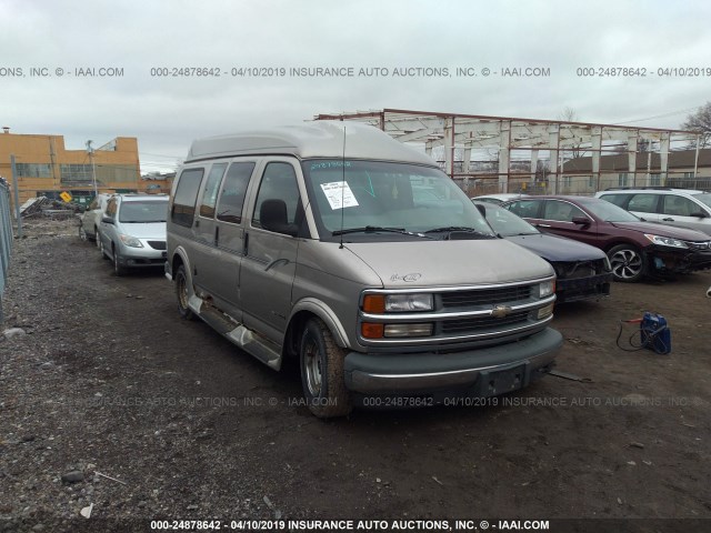 1GBFG15W0Y1259848 - 2000 CHEVROLET EXPRESS G1500  GRAY photo 1