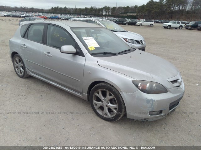 JM1BK144271725867 - 2007 MAZDA 3 HATCHBACK SILVER photo 1