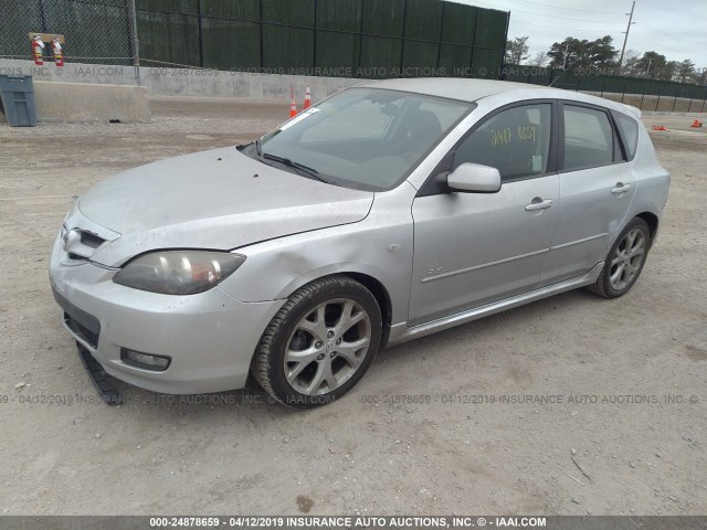 JM1BK144271725867 - 2007 MAZDA 3 HATCHBACK SILVER photo 2