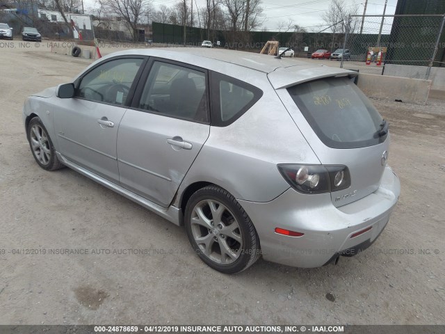 JM1BK144271725867 - 2007 MAZDA 3 HATCHBACK SILVER photo 3