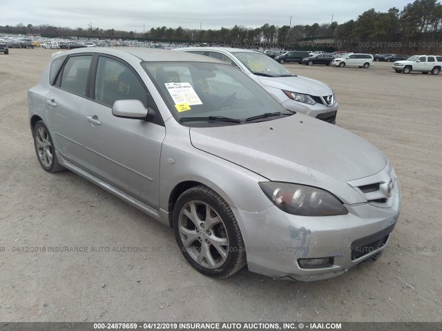 JM1BK144271725867 - 2007 MAZDA 3 HATCHBACK SILVER photo 6