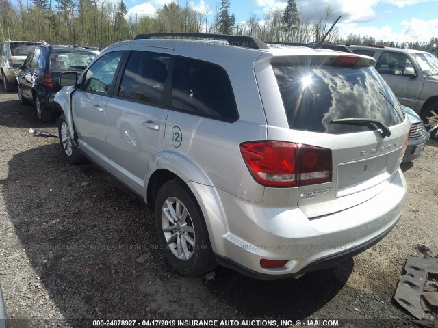 3C4PDDBG9ET176592 - 2014 DODGE JOURNEY SXT SILVER photo 3